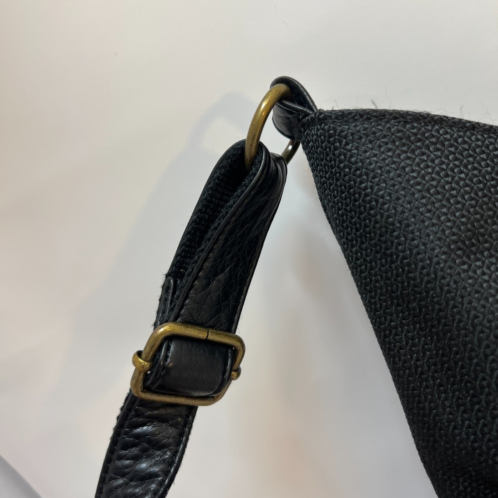 Pistil Black Easy Rider Purse Handbag Crossbody Women's V Shaped Snap Closure - Picture 4 of 12